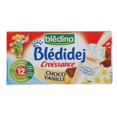 Sữa Nước Bledina vị Choco, Vani 250ml (12T)