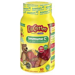 Kẹo Dẻo Gummy L'il Critters Immune C 60V, Mỹ