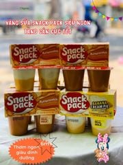 Váng Sữa Pudding  Snack Pack Butterscotch 92gr x 4 hủ 368gr Mỹ