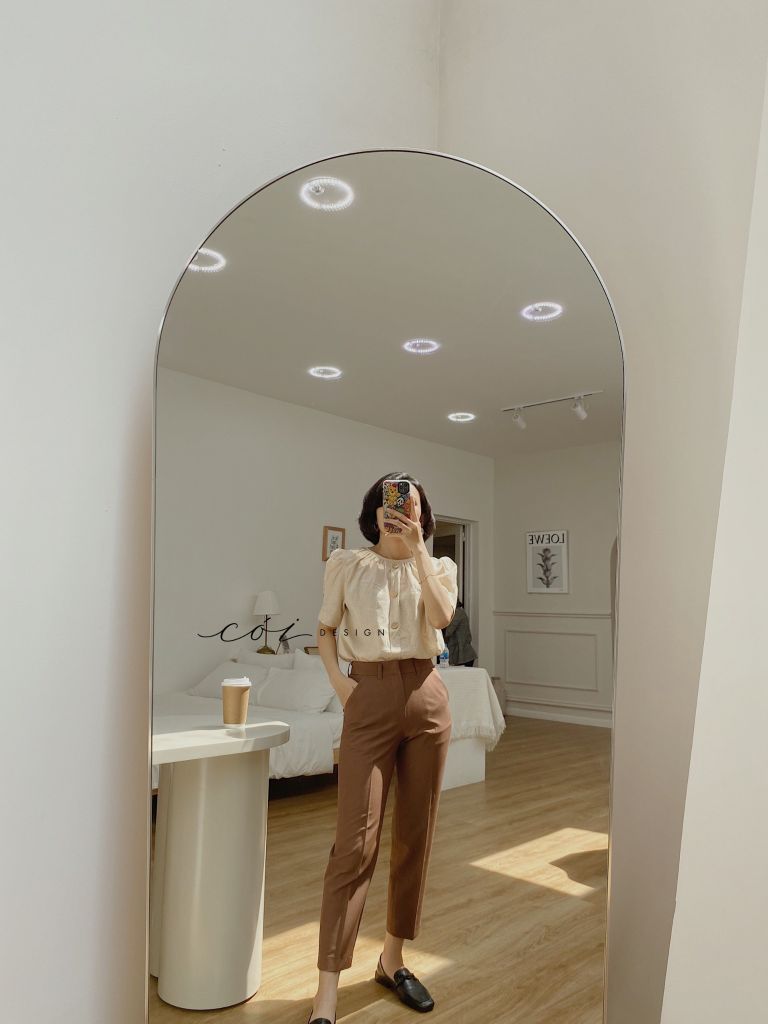 Quần ống đứng gold Cói Design