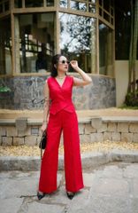 Quần suông ly giữa Linen tưng premium Cói Design