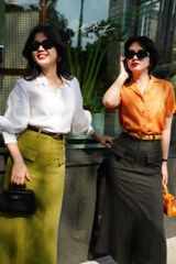 Áo linen danton nút bọc Cói Design