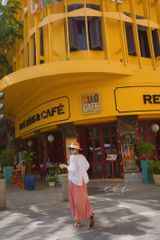 Chân váy suông lưng thun linen tưng Cói Design