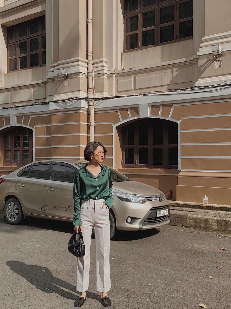 Quần kaki lật lai Cói Design