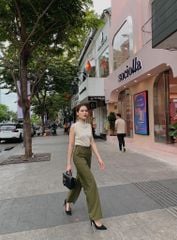 Quần ống suông gold Cói Design