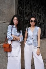 Chân váy 2 nắp túi Linen tưng premium Cói Design