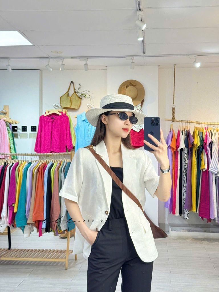 Quần ống đứng gold Cói Design