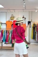 Quần short xếp ly form váy Linen tưng premium Cói Design