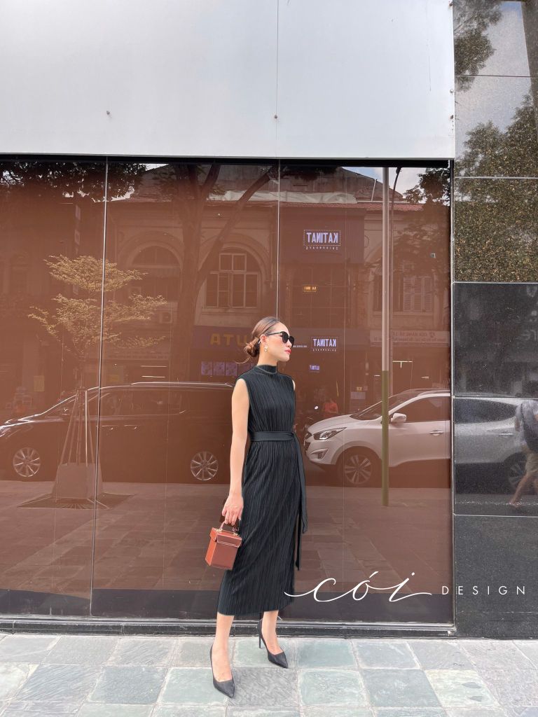 Đầm dập ly Cói Design