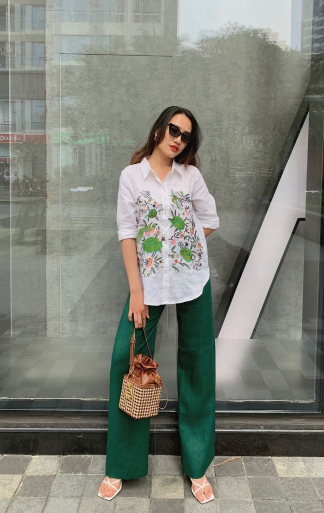 Quần suông linen tưng premium Cói Design