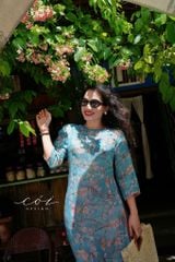Áo dài sắc xuân Linen tưng premium Cói Design