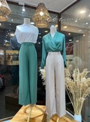 Áo lụa lệch vai Cói Design