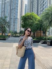 Quần suông linen tưng premium Cói Design