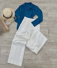 Áo lụa danton tay dài Cói Design