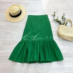 Chân váy bèo Linen tưng premiumCói Design