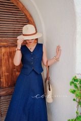 Chân váy 8 mảnh Linen Cói Design