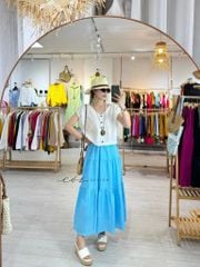 Áo tay xếp lưng đan dây chéo linen tưng premium Cói Design