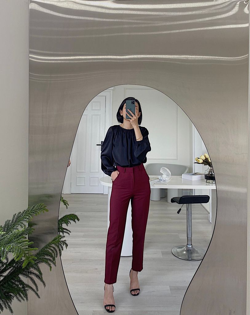 Quần ống đứng gold Cói Design