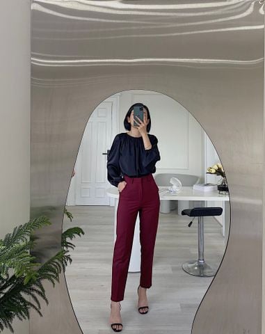 Quần ống đứng gold Cói Design