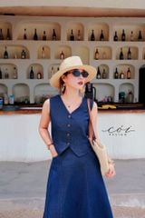 Chân váy 8 mảnh Linen tưng premium Cói Design