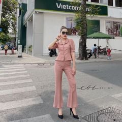 Quần ống loe Gold Cói Design