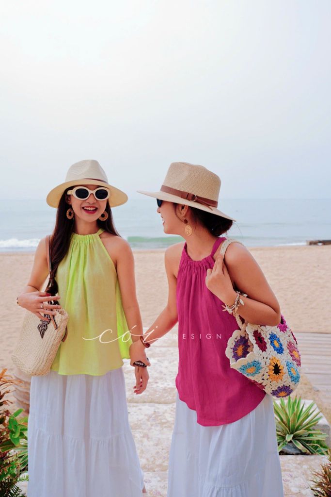 Áo yếm Linen tưng premium Cói Design