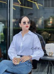 Áo sơ mi tay phồng Linen tưng premium Cói Design