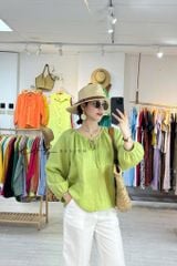 Quần suông linen tưng premium Cói Design