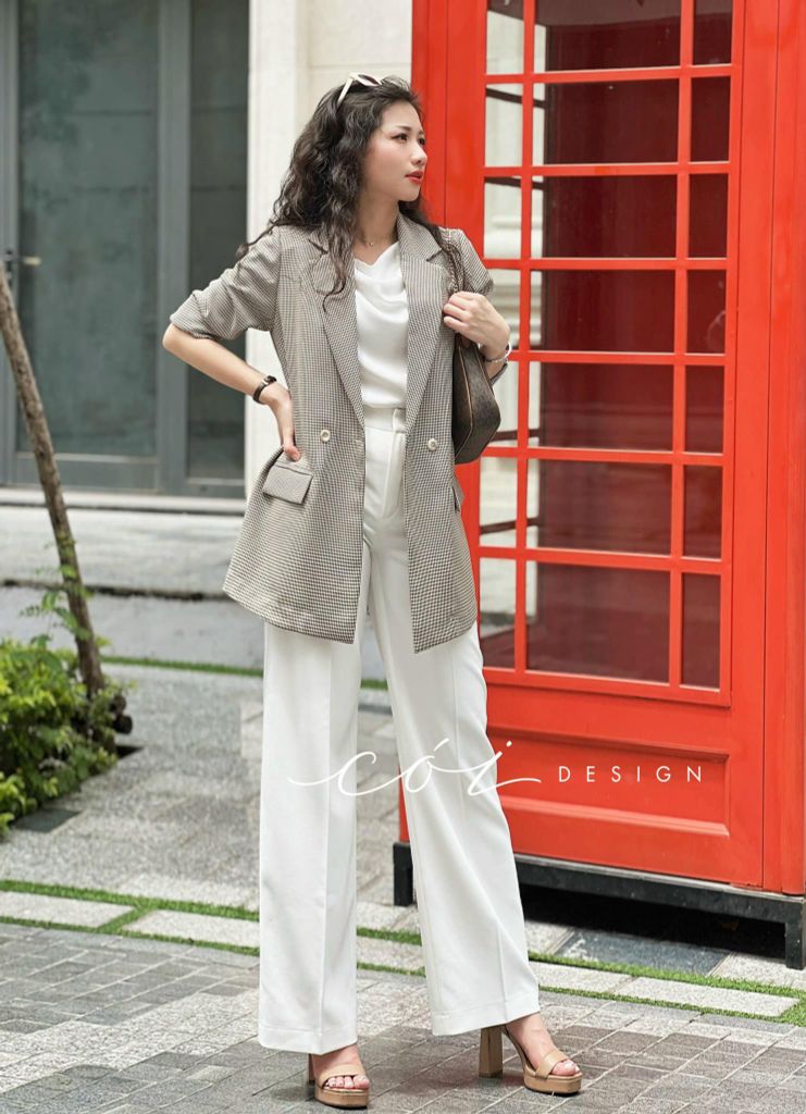 Áo blazer chất gold Cói Design