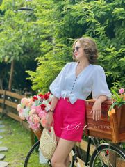 Quần short linen TT Cói Design
