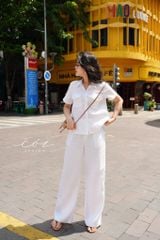 Quần suông linen tưng premium Cói Design