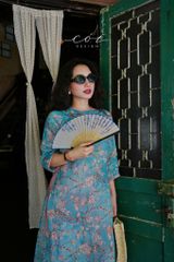 Áo dài sắc xuân Linen tưng premium Cói Design