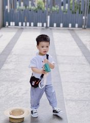 Áo cổ trụ em bé Cói Design