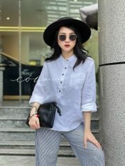 Quần suông linen sọc Cói Design