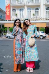 Áo Dài Sắc Xuân Bên Thềm Cói Design