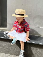 Áo danton em bé linen Kid Studio