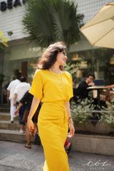 Áo cổ thuyền linen hàn Cói Design