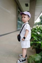 Áo cổ trụ em bé Cói Design