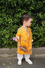 Set áo dài bé Cói Kid Studio