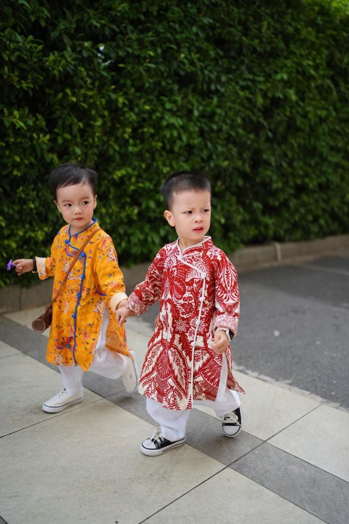 Set áo dài bé Cói Kid Studio