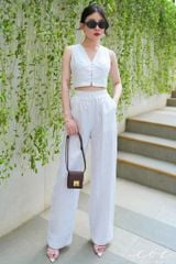 Quần suông linen tưng premium Cói Design