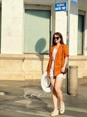Áo blazer tay ngắn Cói Design