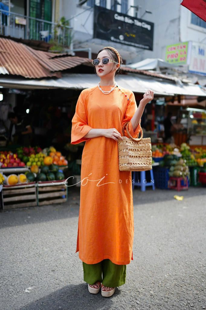 Quần suông linen tưng premium Cói Design