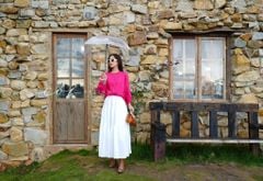 Chân váy tầng Linen tưng premium Cói Design
