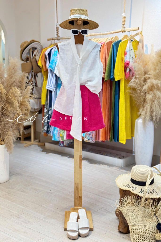 Quần short blazer linen prenium  Cói Design