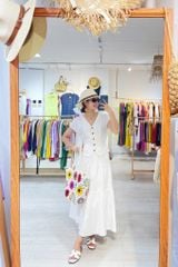 Áo gile tay xếp Linen tưng premium Cói Design