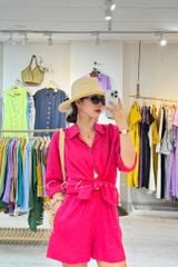 Áo sơ mi suông linen tưng premium Cói Design