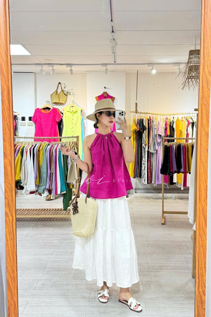 Áo Yếm Linen Cói Design