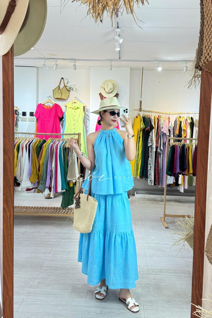 Áo yếm Linen tưng premium Cói Design