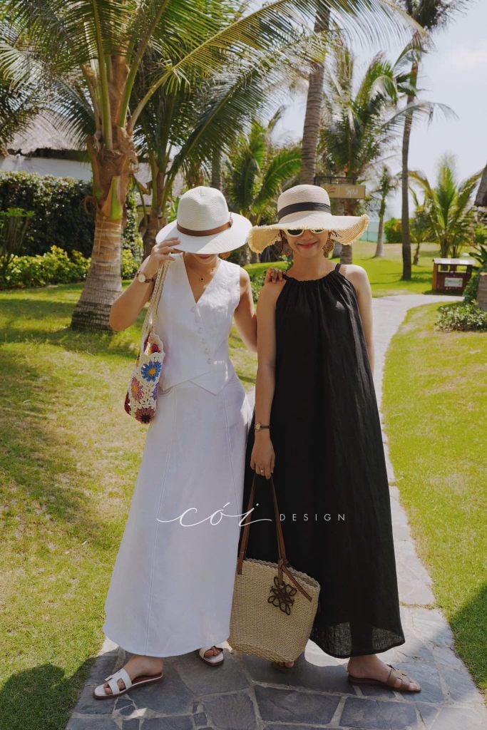 Chân váy 8 mảnh Linen tưng premium Cói Design